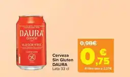 Carrefour Daura - cerveza sin gluten oferta