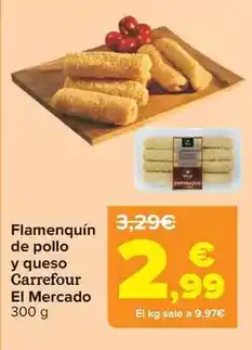 Carrefour Carrefour el mercado - flamenquin de pollo y queso oferta