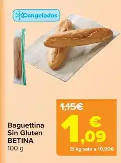 Carrefour Betina - baguettina sin gluten oferta