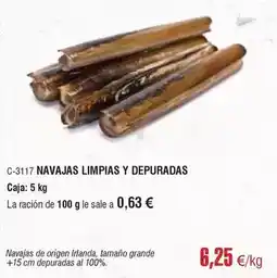 Abordo Origen - navajas limpias y depuradas oferta