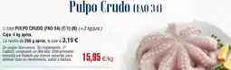 Abordo Origen - pulpo crudo oferta