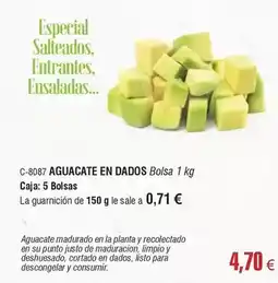 Abordo La planta - aguacate en dados oferta