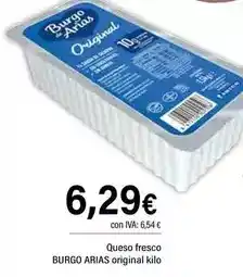 Cash Ifa Burgo de arias - queso fresco original kilo oferta