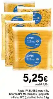 Cash Ifa Ifa eliges - pasta maravilla oferta