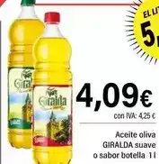 Cash Ifa Giralda - aceite oliva suave o sabor botella oferta