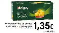 Cash Ifa Eliges - aceituna rellena de anchoa oferta
