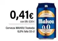 Cash Ifa Mahou - cerveza tostada 0,0% oferta