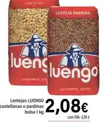 Cash Ifa Luengo - lenteja castellanas o pardinas oferta