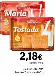 Cash Ifa Cuétara - galletas maria oferta