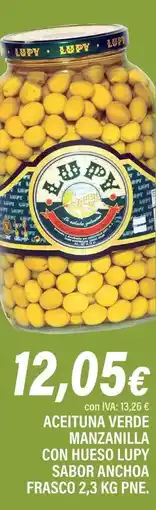 Cash Ifa Lupy - aceituna verde manzanilla con hueso oferta