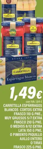 Cash Ifa Carretilla - esparagos blancos cortos extra oferta