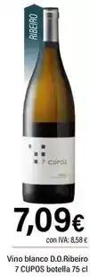 Cash Ifa Blanco - vino d.o.ribierto oferta
