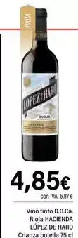 Cash Ifa Lopez de haro - vino tinto d.o.ca. rioja oferta