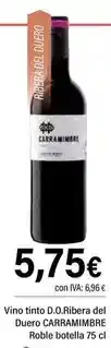 Cash Ifa Carramimbre - vino tinto d.o. ribera del duero oferta