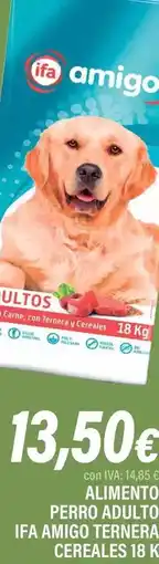 Cash Ifa Ifa amigo - alimento perro adulto pernera cereales oferta