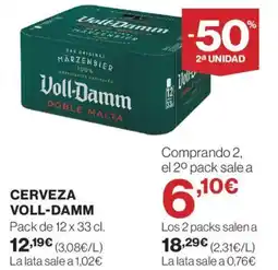 Supercor VOLL-DAMM Cerveza oferta