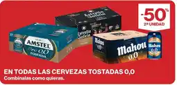 Supercor En todas las cervezas tostadas 0,0 oferta
