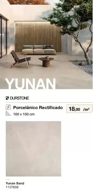 Durstone - porcelánico rectificado yunan sand