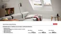 Distriplac Blanco - ventana giratoria oferta