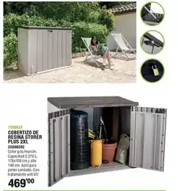 Optimus Toomax - cobertizo de resina storer plus oferta