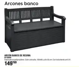 Optimus Arcón banco de resina oferta