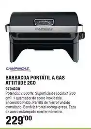 Optimus Campingaz - barbacoa portátil a gas oferta