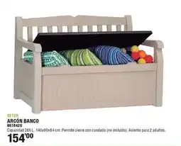 Optimus Keter - arcón banco oferta