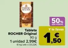 Carrefour Market Ferrero rocher - tableta original oferta