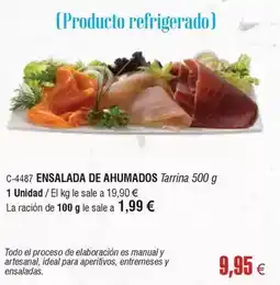 Abordo Ahumados domínguez - ensalada de ahumados oferta