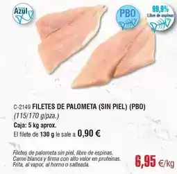 Abordo Valor - filetes de palometa oferta