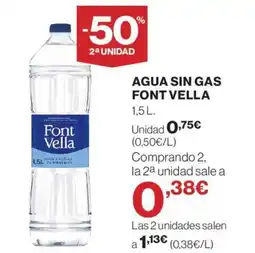 Supercor FONT VELLA Agua sin gas oferta