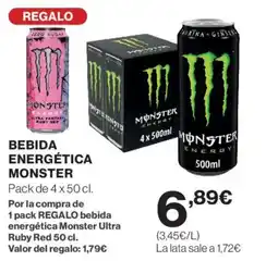 Supercor MONSTER Bebida energética oferta