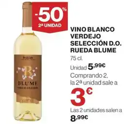 Supercor RUEDA BLUME Vino blanco verdejo selección d.o. oferta