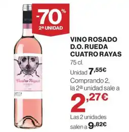 Supercor Vino rosado d.o. rueda cuatro rayas oferta