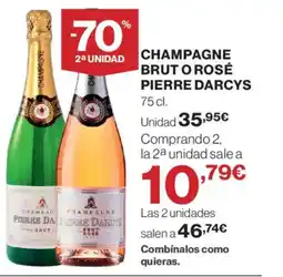 Supercor DARCYS Champagne brut o rosé pierre oferta