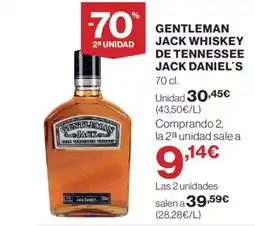 Supercor JACK DANIEL'S Gentleman jack whiskey de tennessee oferta