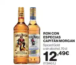 Supercor CAPITÁN MORGAN Ron con especias oferta