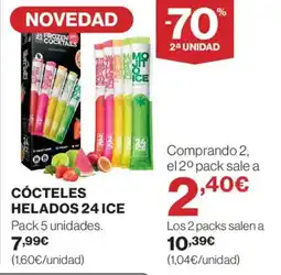 Supercor Cócteles helados 24 ice oferta