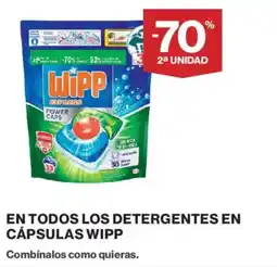 Supercor WIPP En todos los detergentes en cápsulas oferta
