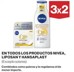 Supercor NIVEA En todos los productos liposan y hansaplast oferta
