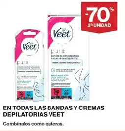 Supercor VEET En todas las bandas y cremas depilatorias oferta