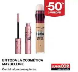 Supercor MAYBELLINE En toda la cosmética oferta