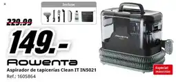 MediaMarkt ROWENTA Aspirador de tapicerías Clean IT IN5021 oferta