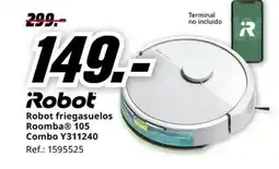MediaMarkt ROBOT friegasuelos Roomba 105 Combo Y311240 oferta