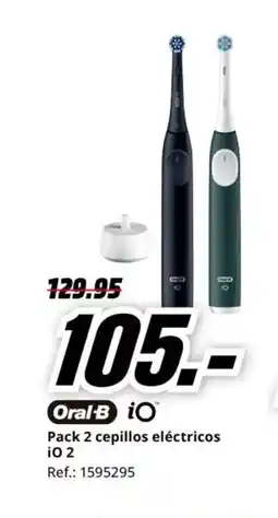 MediaMarkt ORAL-B Pack 2 cepillos eléctricos oferta