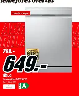 MediaMarkt LG Lavavajillas DF375HVS oferta