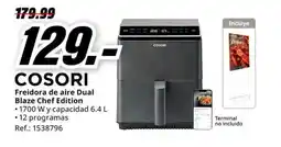 MediaMarkt COSORI Freidora de aire Dual Blaze Chef Edition oferta