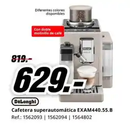 MediaMarkt DELONGHI Cafetera superautomática EXAM440.55.B oferta