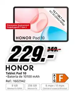 MediaMarkt HONOR Tablet Pad 10 oferta