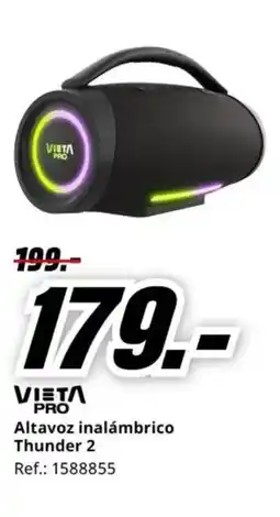 MediaMarkt VIETA PRO Altavoz inalámbrico Thunder 2 oferta